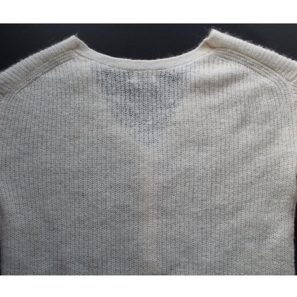 Wilfred Front To Back Cardigan / Size XS / Birch Mohair Alpaca Aritzia V-Neck - Picture 10 of 12